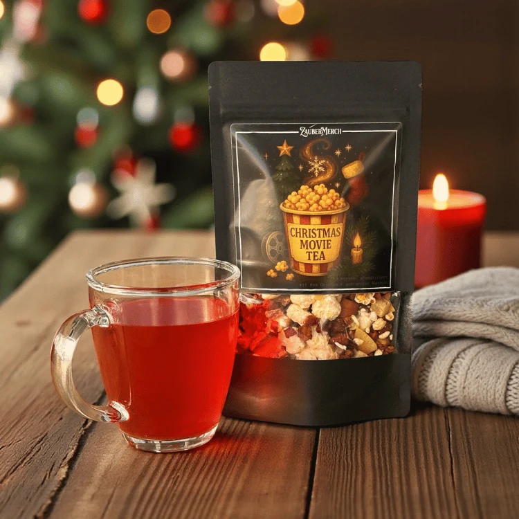 Christmas Movie Tea – Früchtetee mit gebrannten Mandeln & Popcorn | Limitierter Winter Tee