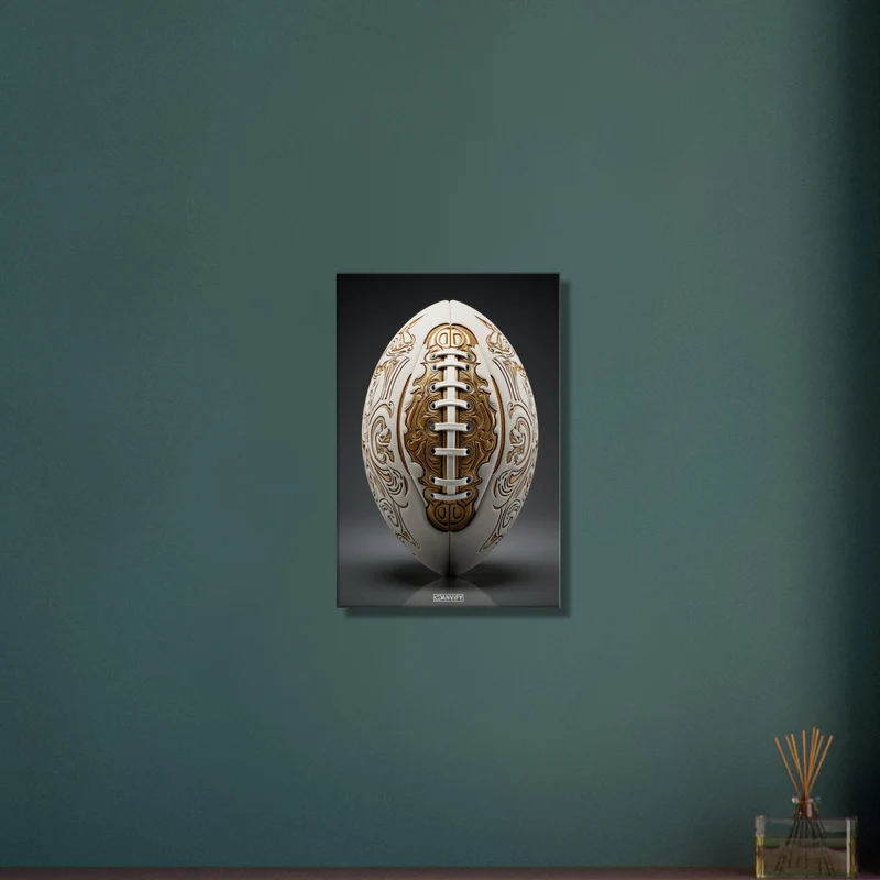 Luxury White American Football