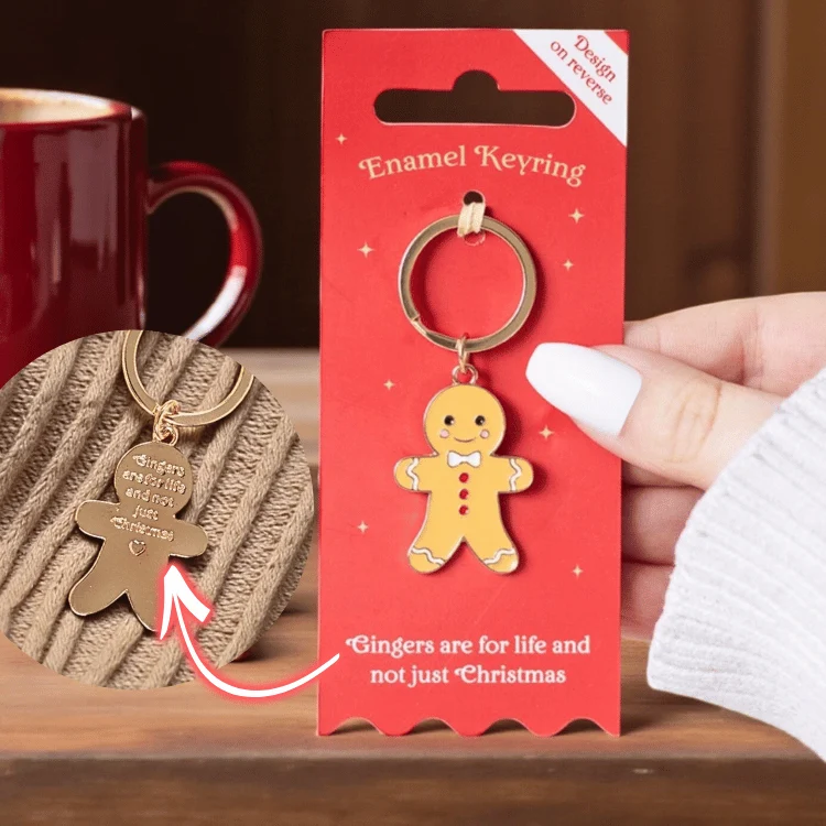 Gingerbread Schlüsselanhänger – Cute oder Spooky? Zwei zur Auswahl