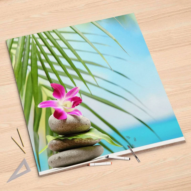 Folienbogen (90x90 cm) - Design: Lotus Flower
