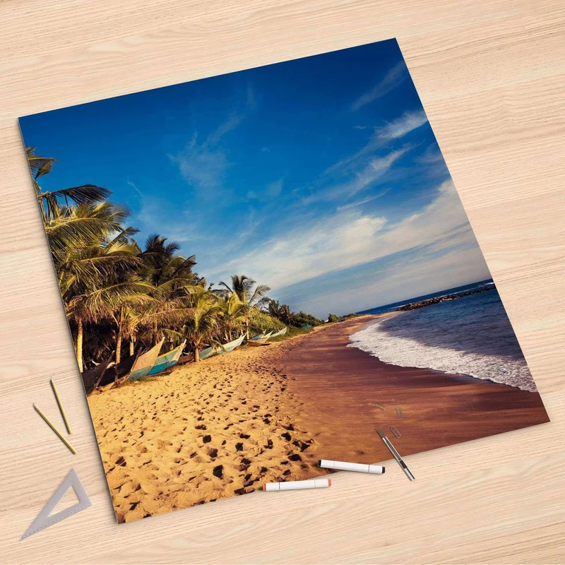 Folienbogen (90x90 cm) - Design: Longboat Beach