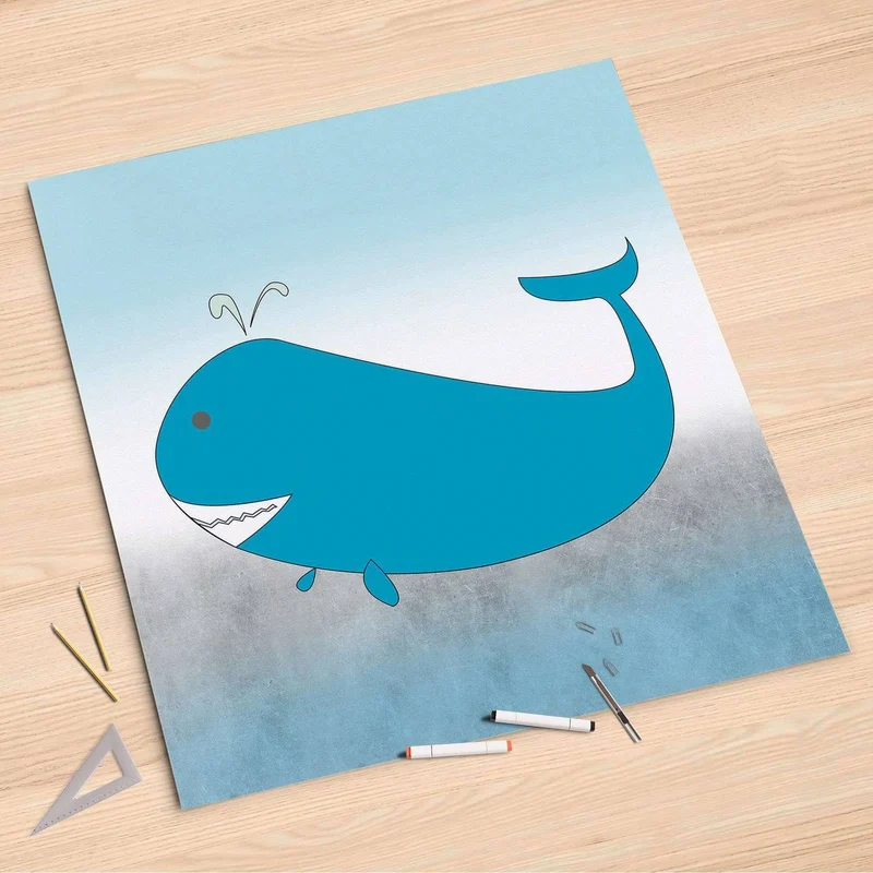 Folienbogen (90x90 cm) - Design: Herr Wal