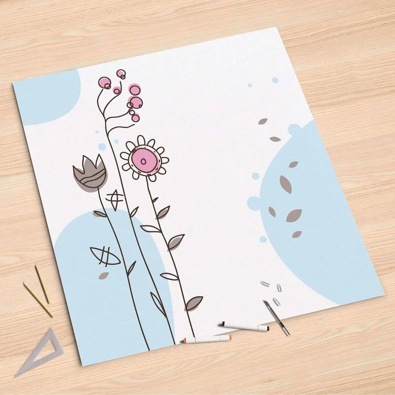 Folienbogen (90x90 cm) - Design: Flowers 3