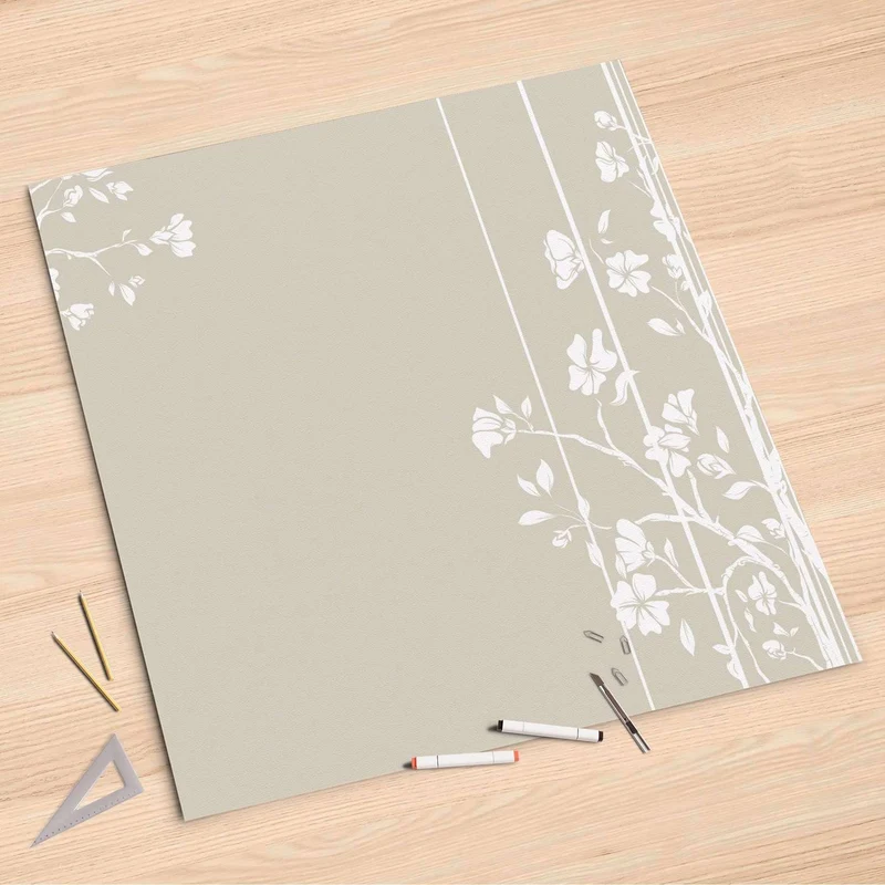 Folienbogen (90x90 cm) - Design: Florals Plain 3