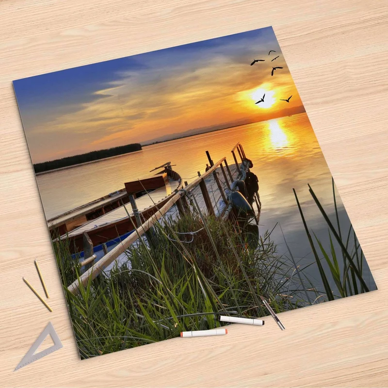 Folienbogen (90x90 cm) - Design: Bridge to the sun