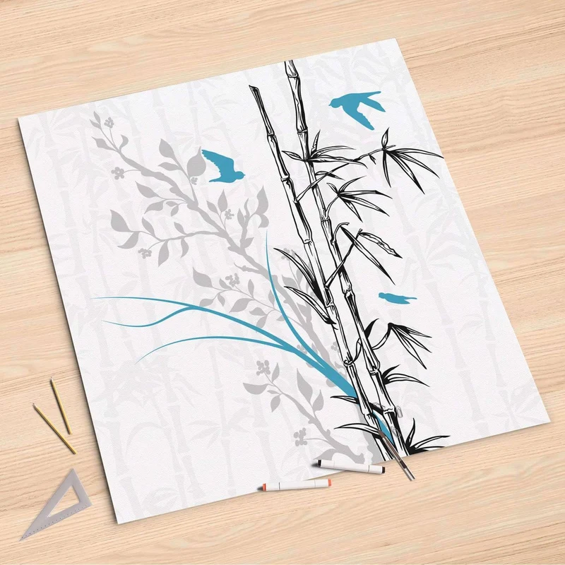 Folienbogen (90x90 cm) - Design: Bamboo 1