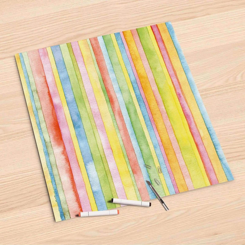 Folienbogen (60x60 cm) - Design: Watercolor Stripes