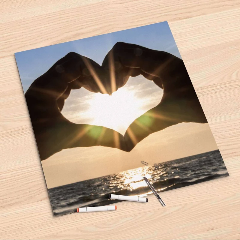 Folienbogen (60x60 cm) - Design: Sunny Heart