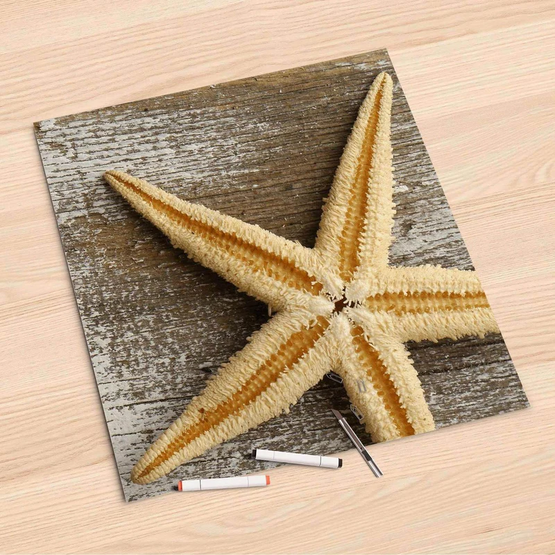 Folienbogen (60x60 cm) - Design: Starfish