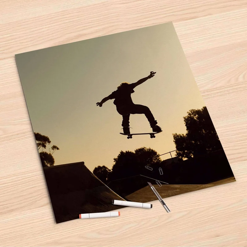 Folienbogen (60x60 cm) - Design: Skater