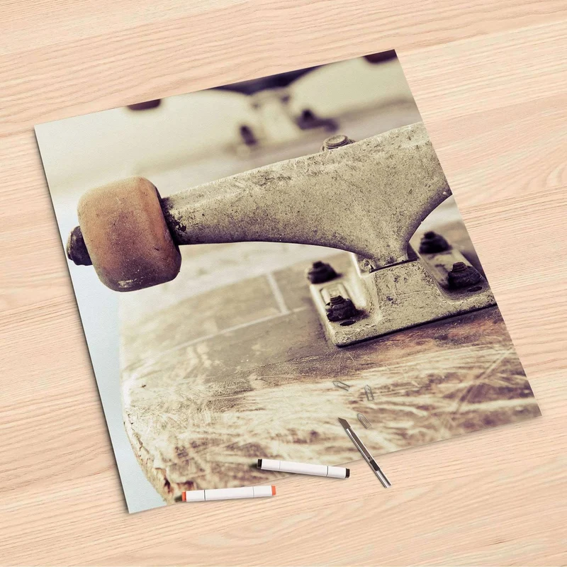 Folienbogen (60x60 cm) - Design: Skateboard