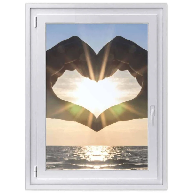 Fensterfolie [hoch] - Design: Sunny Heart