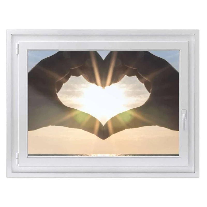 Fensterfolie [quer] - Design: Sunny Heart