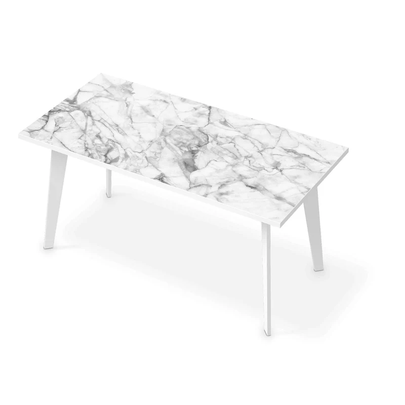 Tischfolie - Design: Marmor weiß