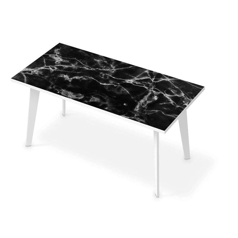 Tischfolie - Design: Marmor schwarz
