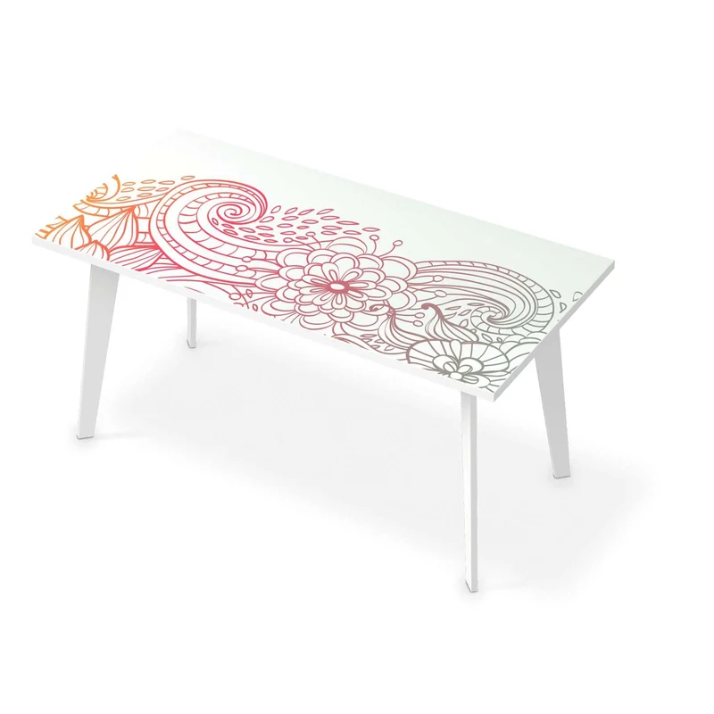 Tischfolie - Design: Floral Doodle