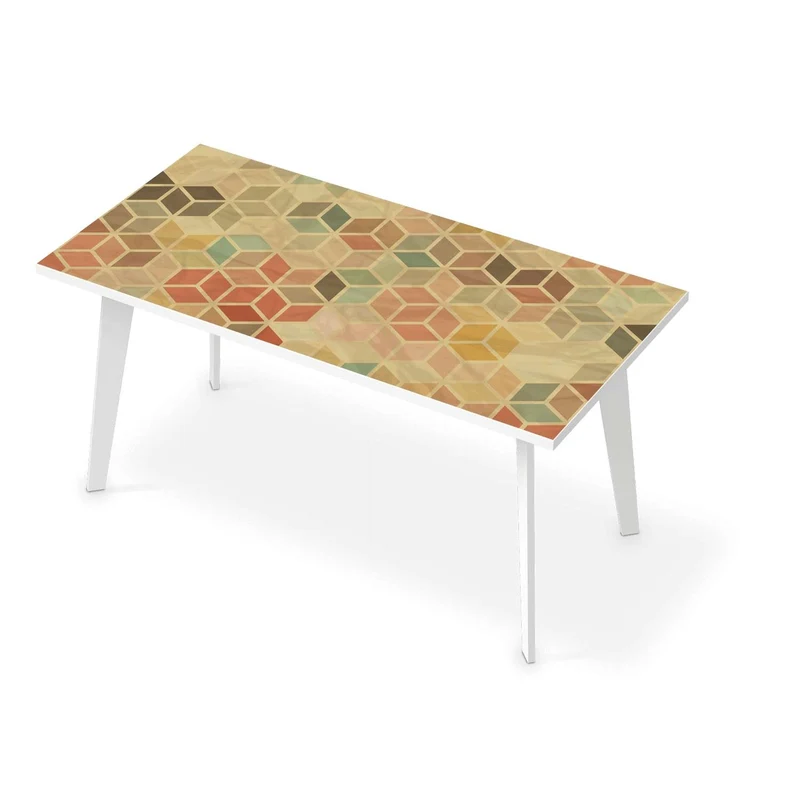 Tischfolie - Design: 3D Retro