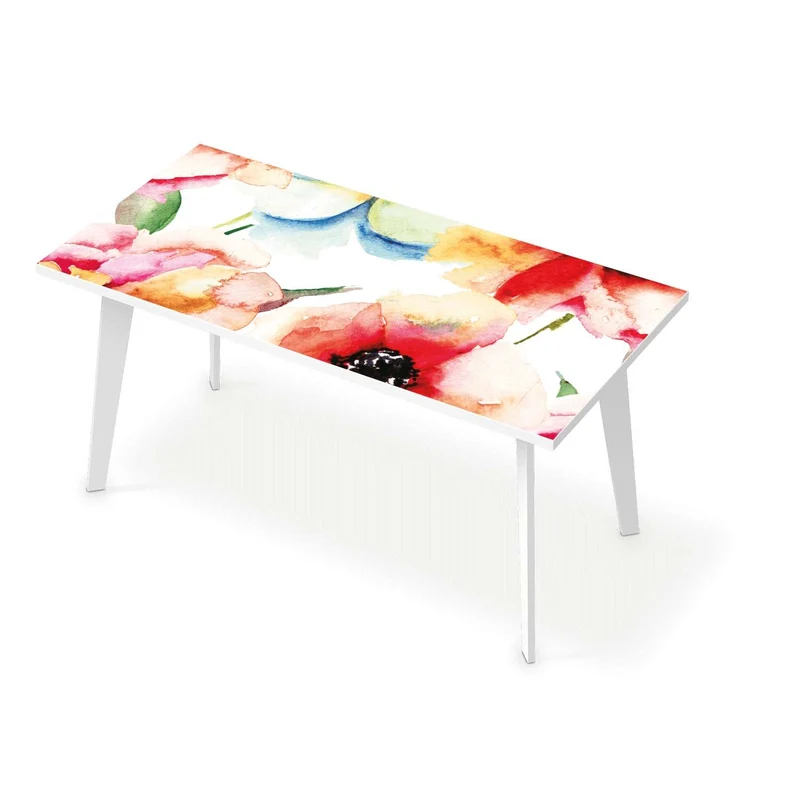 Tischfolie - Design: Water Color Flowers