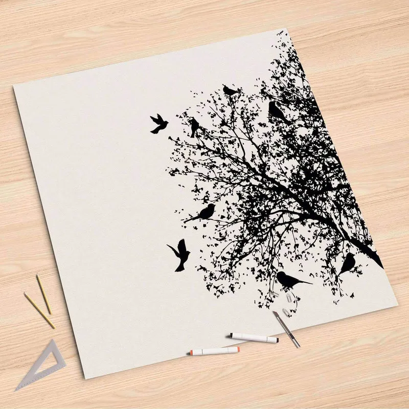 Folienbogen (90x90 cm) - Design: Tree and Birds 2