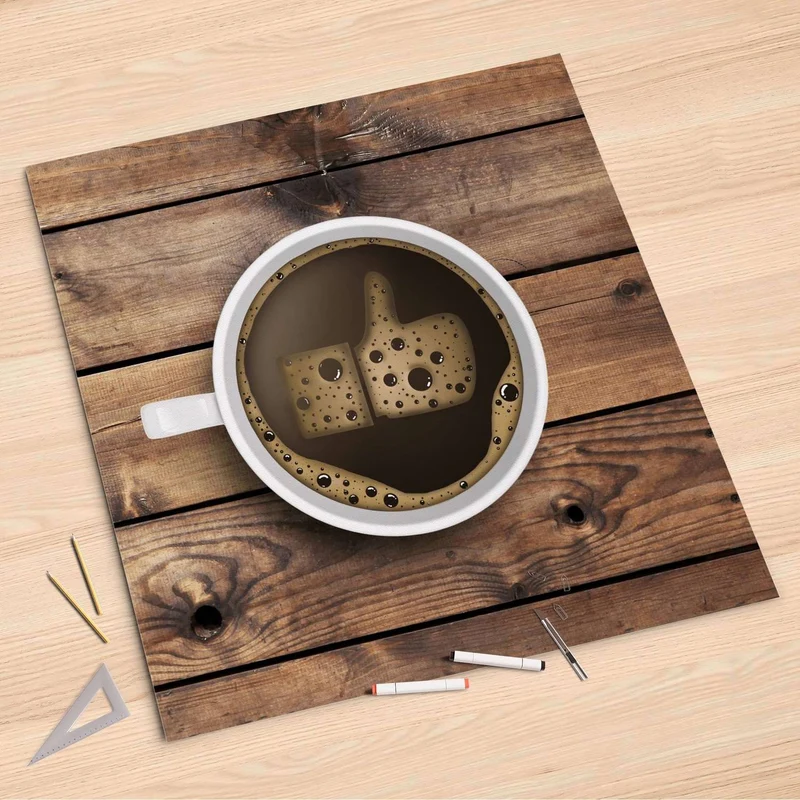 Folienbogen (90x90 cm) - Design: Sweet Coffee