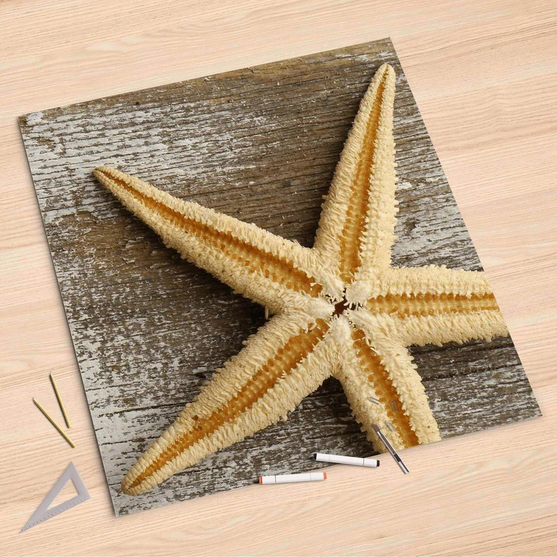 Folienbogen (90x90 cm) - Design: Starfish