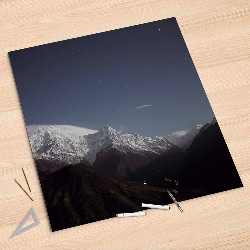 Folienbogen (90x90 cm) - Design: Mountain Sky
