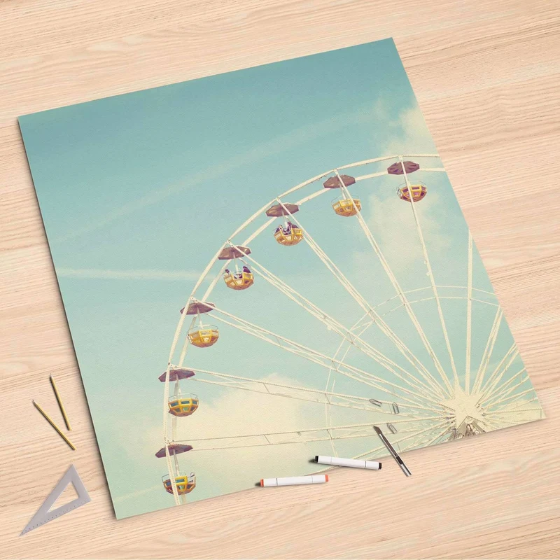 Folienbogen (90x90 cm) - Design: Merry go round