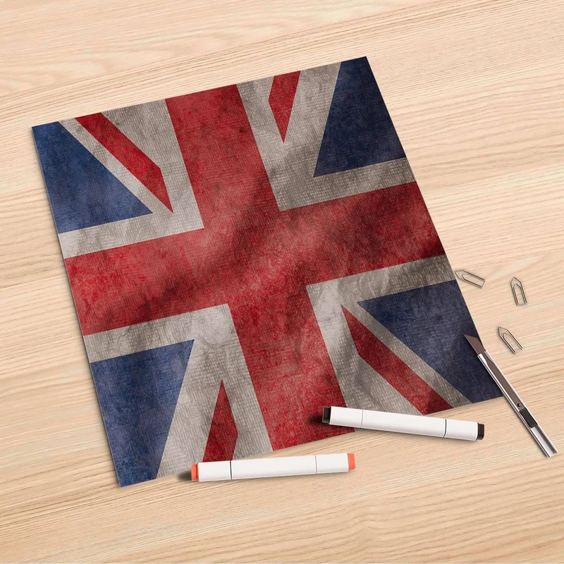 Folienbogen (30x30 cm) - Design: Union Jack