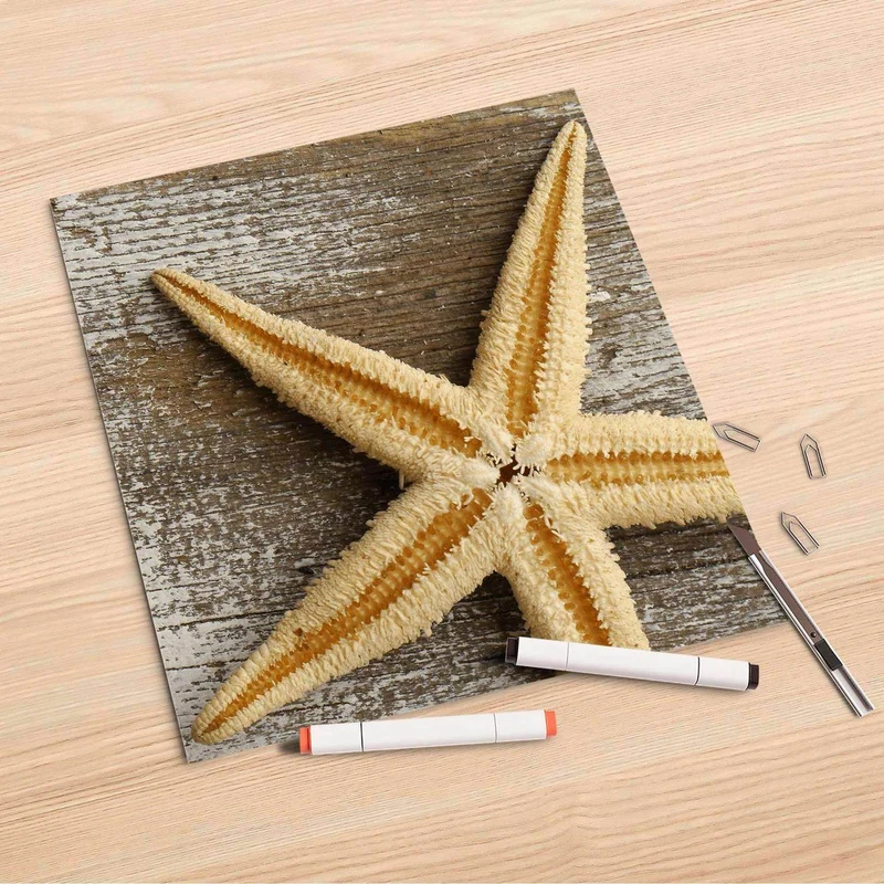 Folienbogen (30x30 cm) - Design: Starfish