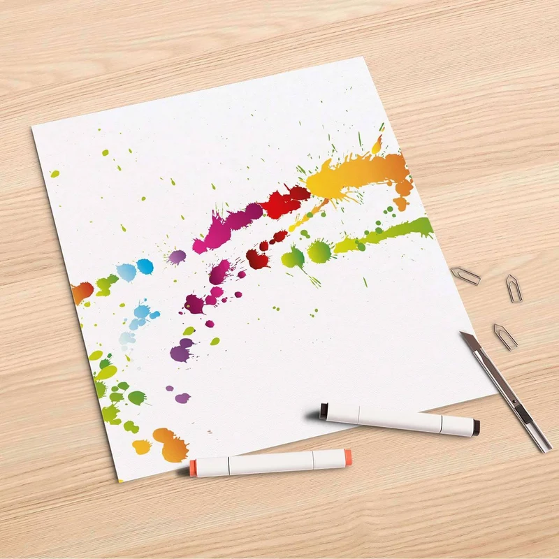 Folienbogen (30x30 cm) - Design: Splash 2