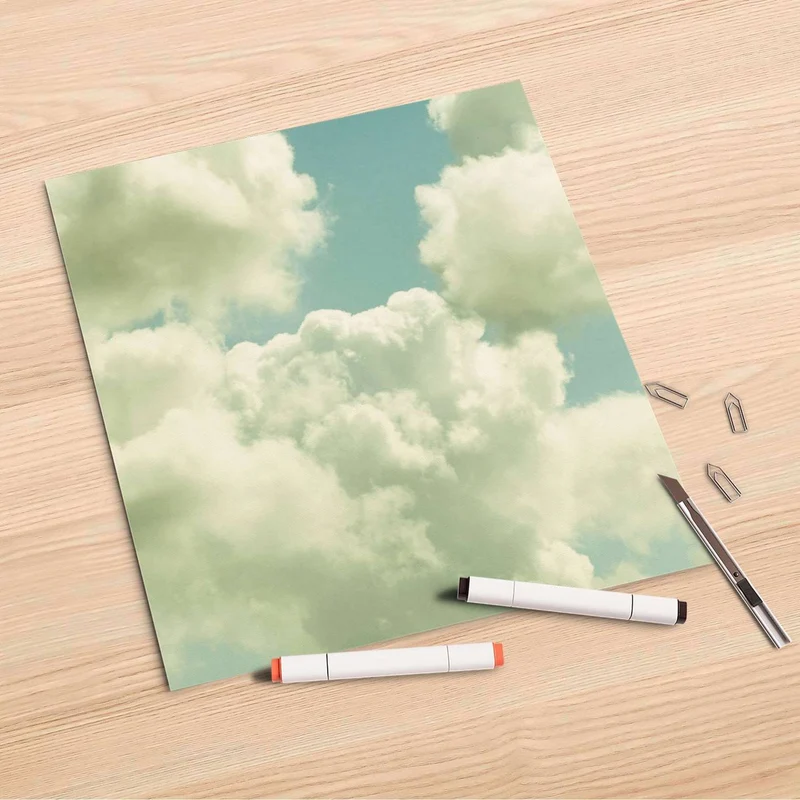 Folienbogen (30x30 cm) - Design: Sommerhimmel