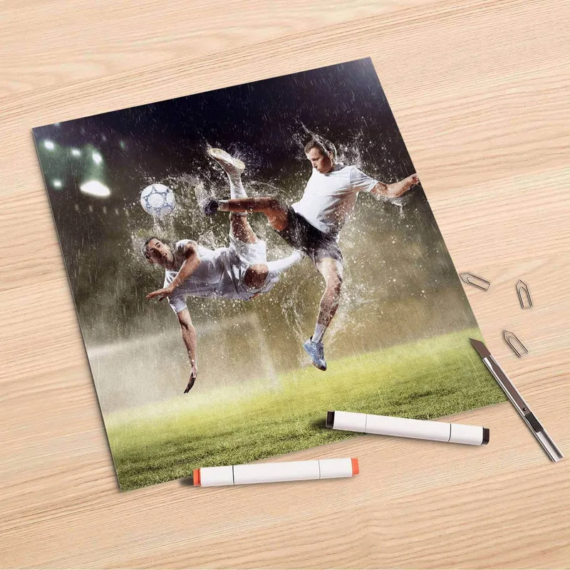 Folienbogen (30x30 cm) - Design: Soccer