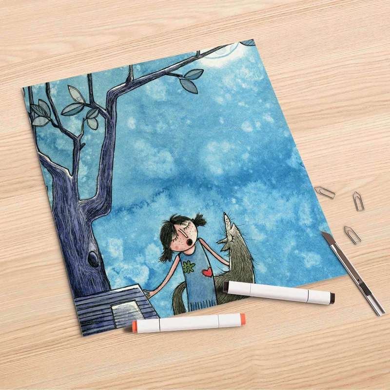 Folienbogen (30x30 cm) - Design: Nocturnal Pleasure