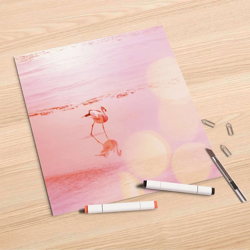 Folienbogen (30x30 cm) - Design: Mr. Flamingo