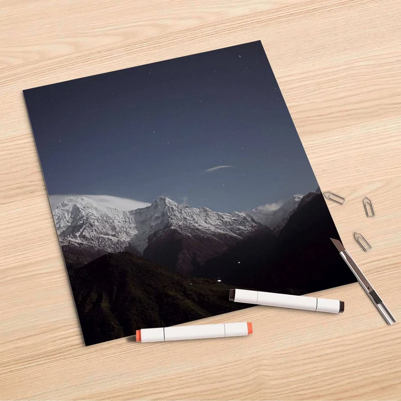 Folienbogen (30x30 cm) - Design: Mountain Sky