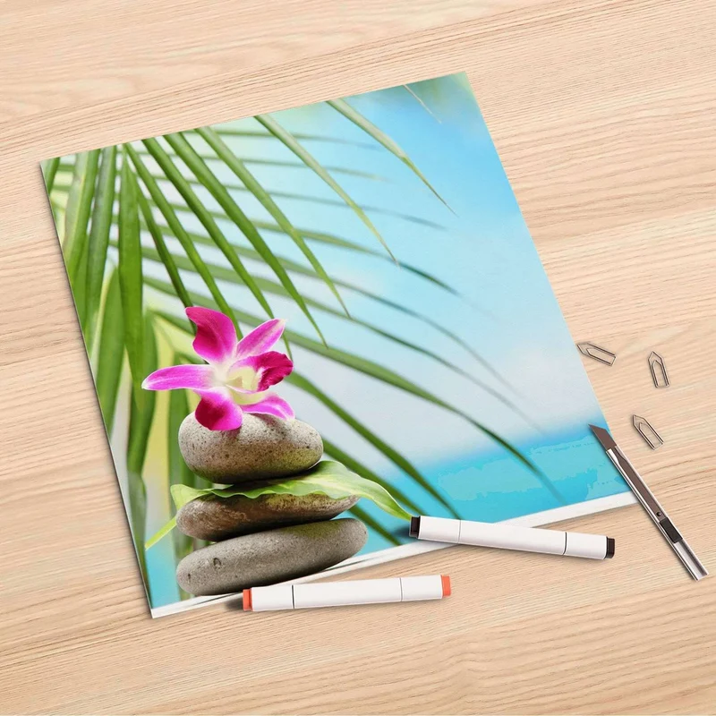 Folienbogen (30x30 cm) - Design: Lotus Flower