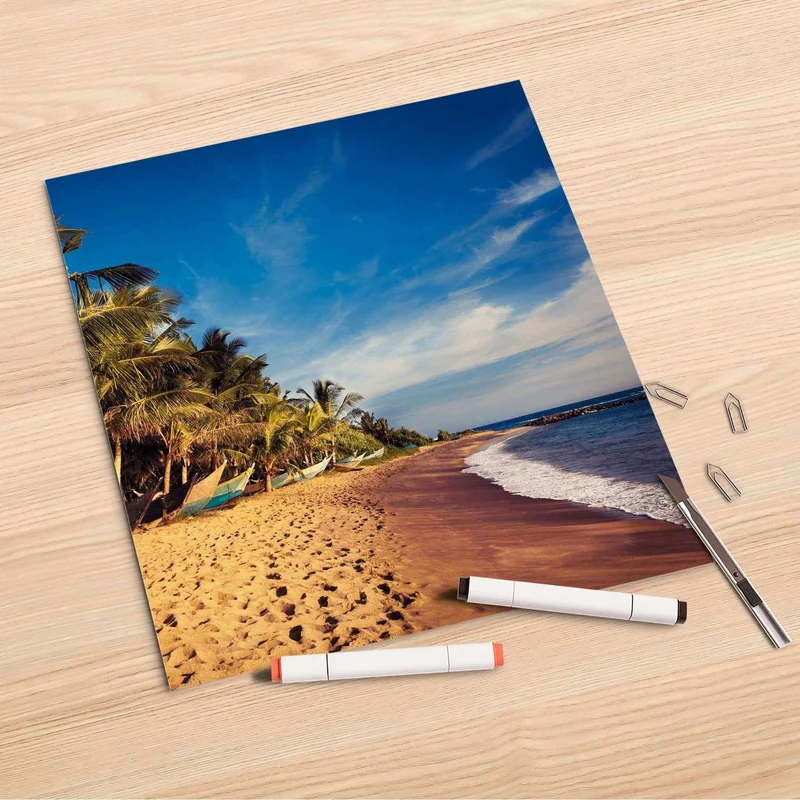 Folienbogen (30x30 cm) - Design: Longboat Beach