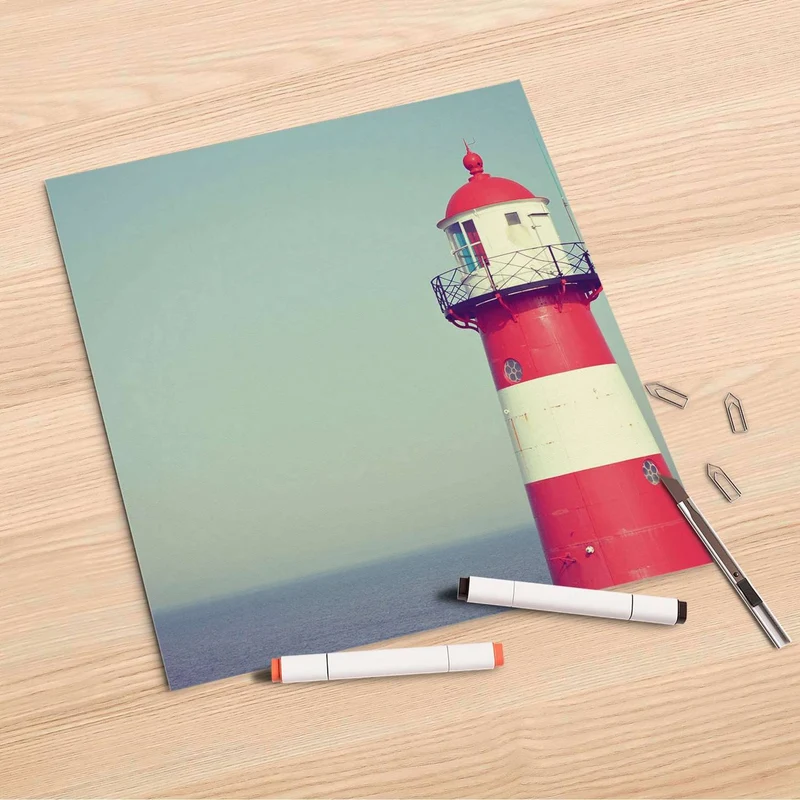 Folienbogen (30x30 cm) - Design: Leuchtturm