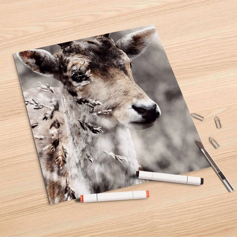 Folienbogen (30x30 cm) - Design: Hirsch