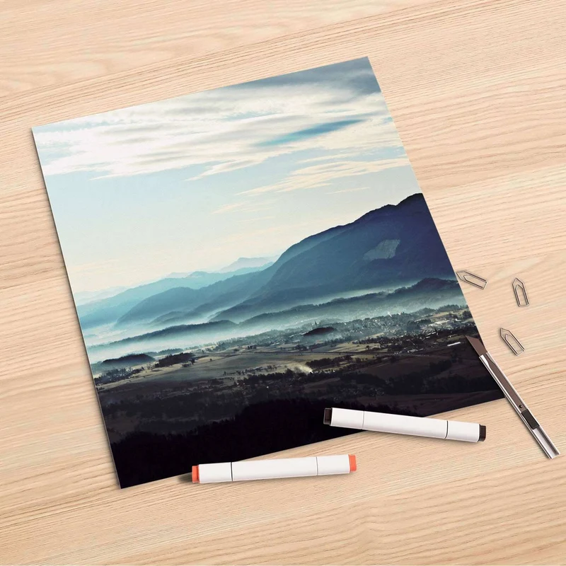 Folienbogen (30x30 cm) - Design: Fog Village