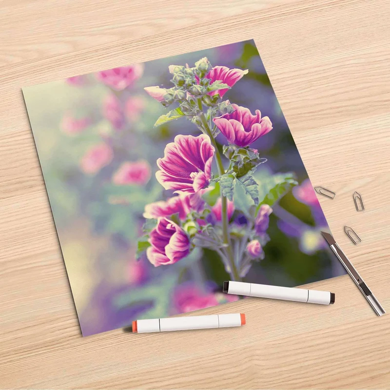Folienbogen (30x30 cm) - Design: Flower Gaze