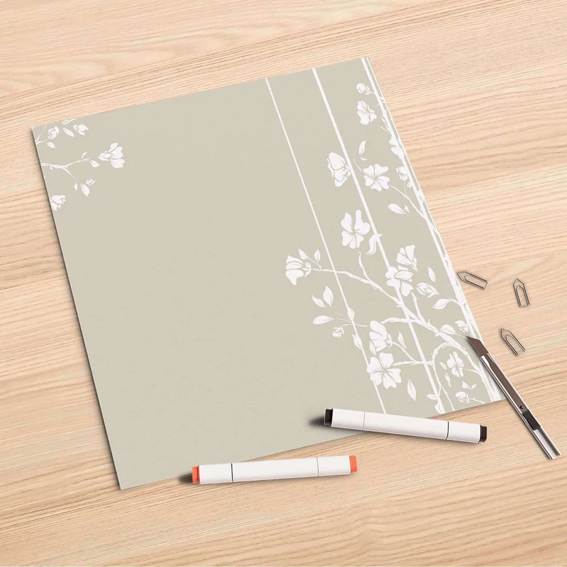 Folienbogen (30x30 cm) - Design: Florals Plain 3