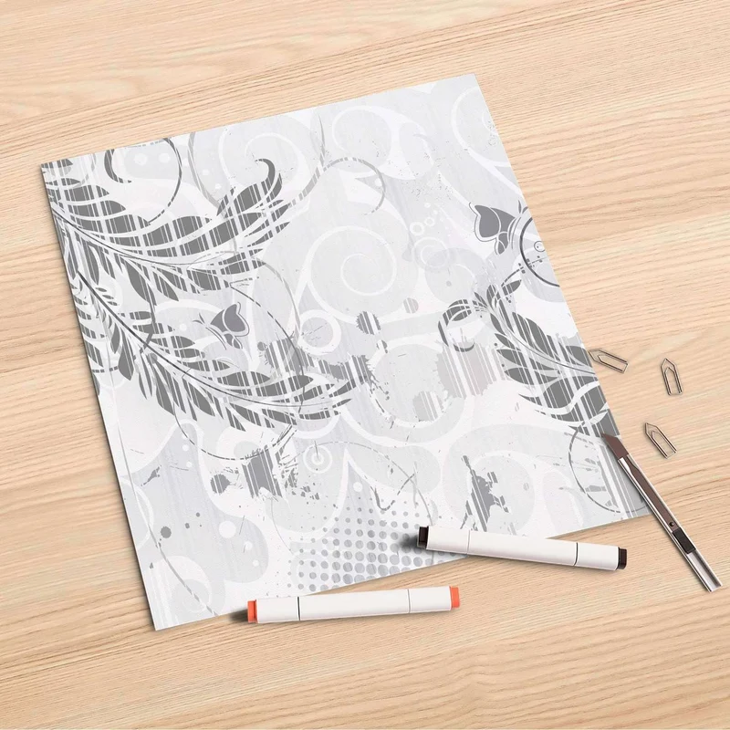 Folienbogen (30x30 cm) - Design: Florals Plain 2
