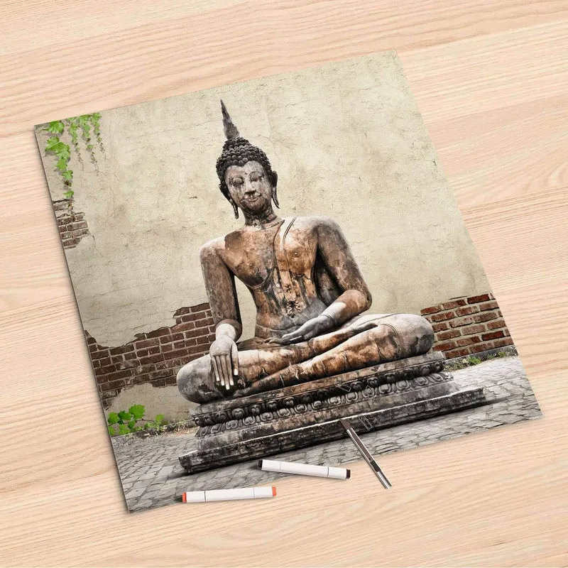 Folienbogen (60x60 cm) - Design: Relaxing Buddha
