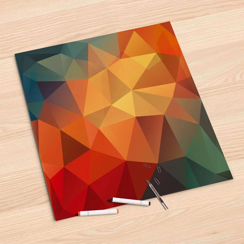 Folienbogen (60x60 cm) - Design: Polygon
