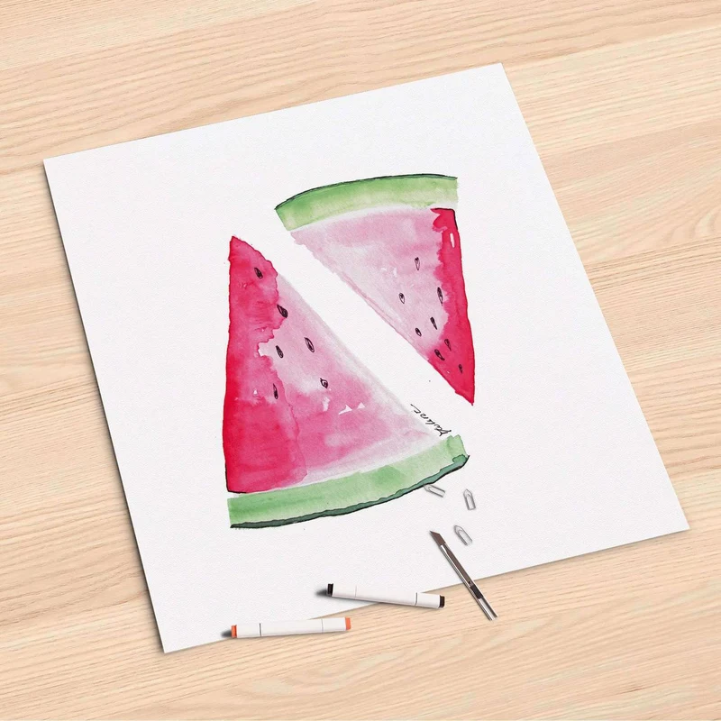 Folienbogen (60x60 cm) - Design: Melone