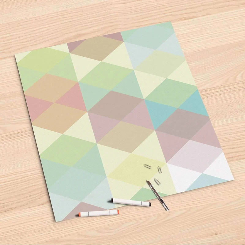 Folienbogen (60x60 cm) - Design: Melitta Pastell Geometrie