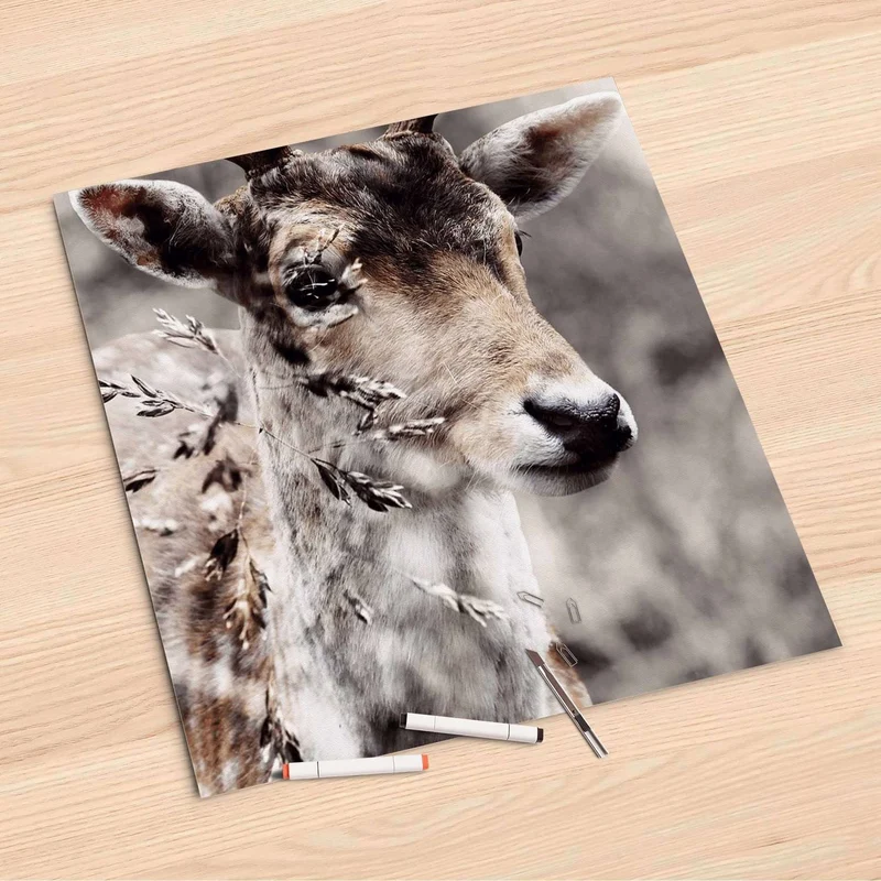 Folienbogen (60x60 cm) - Design: Hirsch
