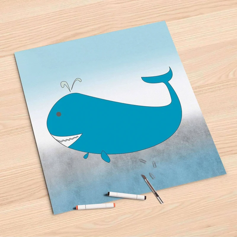 Folienbogen (60x60 cm) - Design: Herr Wal