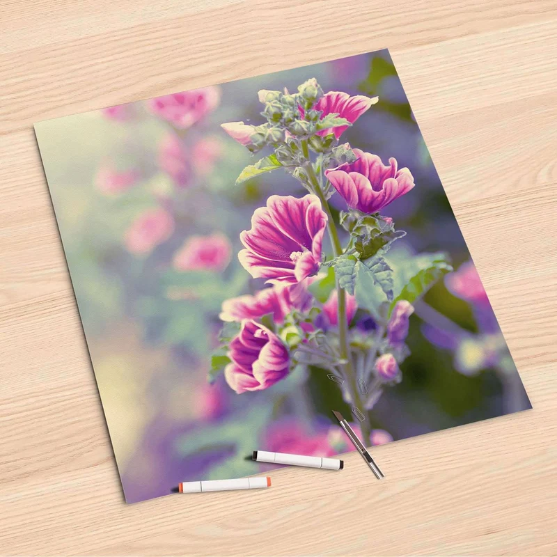 Folienbogen (60x60 cm) - Design: Flower Gaze